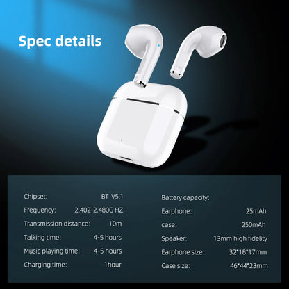 Pro 4 TWS Wireless Headphones Earphone Bluetooth-compatible 5.0 Waterproof Headset with Mic for Xiaomi iPhone Pro4 Earbuds