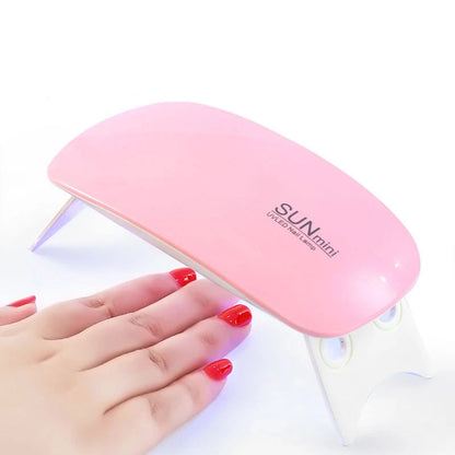 Poly Nail Gel Set 6W LED Lamp Full Manicure Kit Quick Extension Nails Building Fingertips Polygels Tool Kit to Design Art Nails